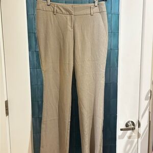 Worthington Taupe Curvy Fit Tailored Trouser Style Pants